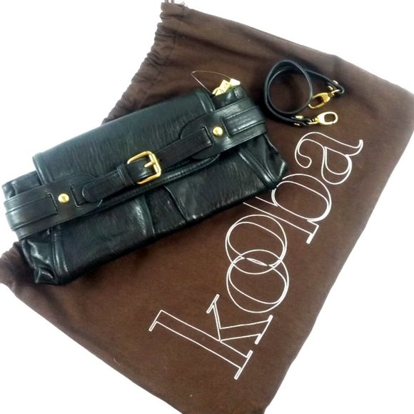Kooba Handbags - Kooba Black Leather Purse/Wristlet/Clutch/Hand Bag